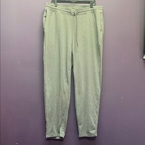 J. Jill Gray Joggers with Tapered Legs and Elastic Waistband